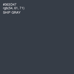 #363D47 - Ship Gray Color Image